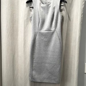 Calvin Klein Grey Sheath Dress Size 6